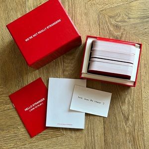 We’re not really strangers game